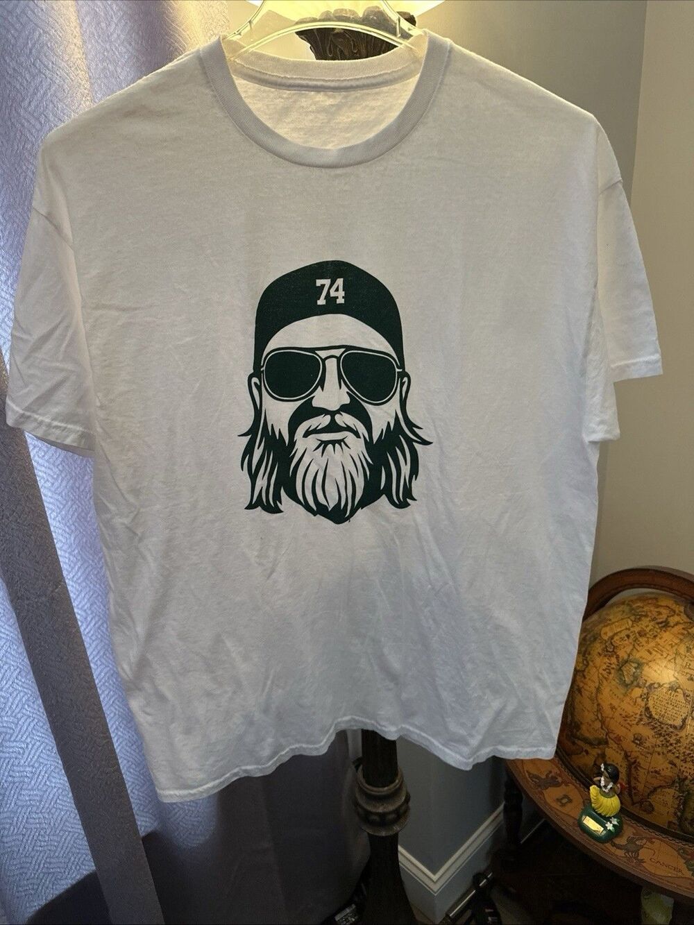 New York Jets Nick Mangold Tee Shirt MetLife November 9 2025 Giveaway Size XL